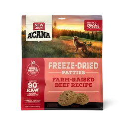 ACANA Farm-Raised Beef Recipe Freeze Dried Dry Dog Food