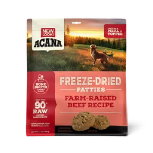 ACANA Farm-Raised Beef Recipe Freeze Dried Dry Dog Food