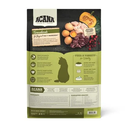 ACANA Grassland Freeze Dried Coated Grain Free Dry Cat Food