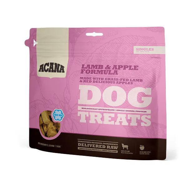 ACANA Singles Grain Free Limited Ingredient Diet Lamb & Apple Formula Dog Treats