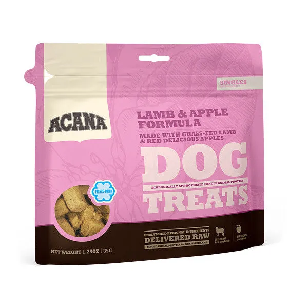 ACANA Singles Grain Free Limited Ingredient Diet Lamb & Apple Formula Dog Treats