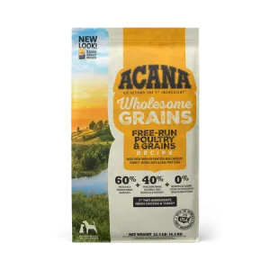 ACANA Wholesome Grains Free-Run Poultry & Grains Recipe Dry Dog Food
