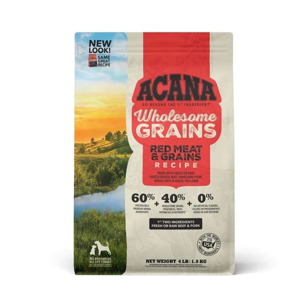 ACANA Wholesome Grains Red Meat Recipe Dry Dog Food