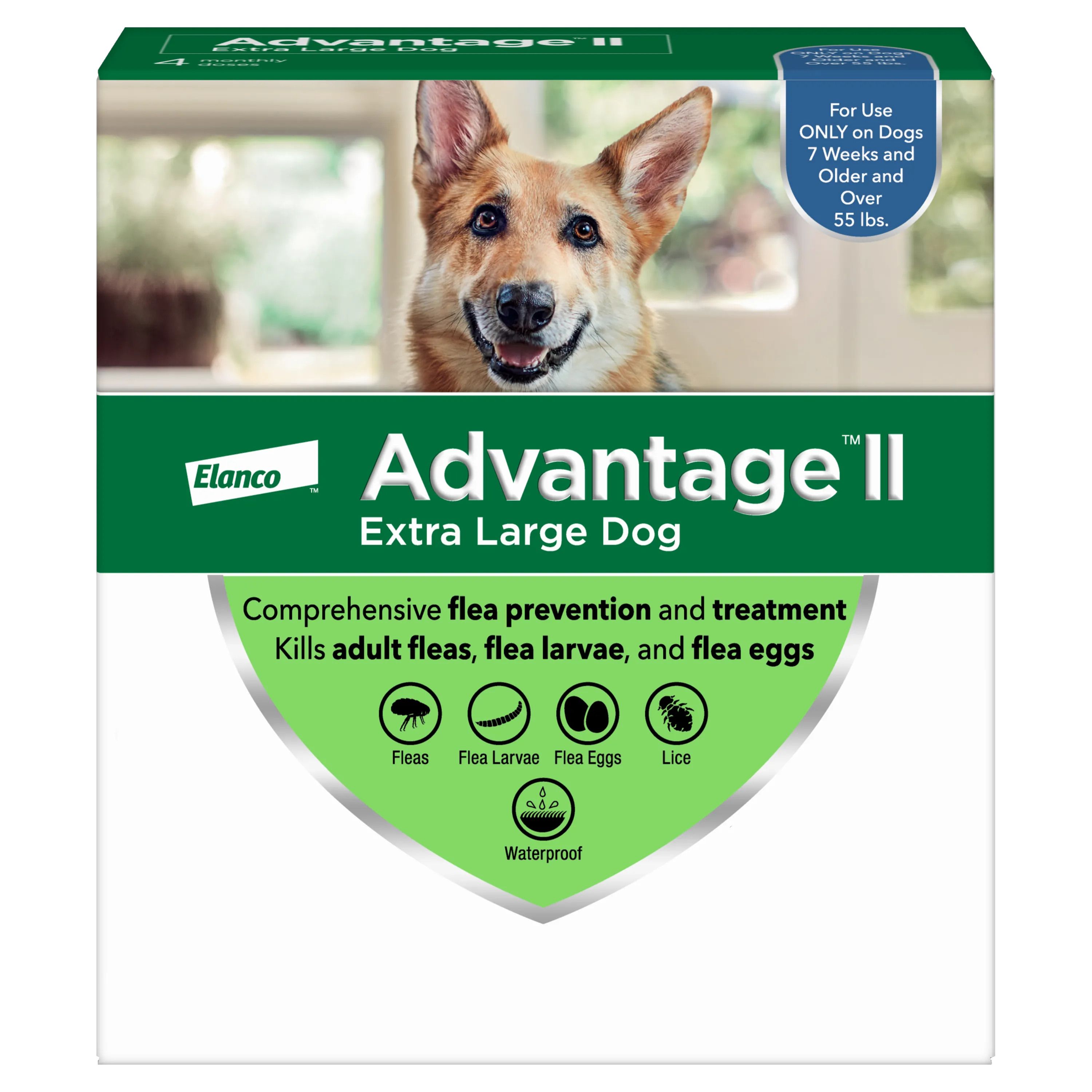 Advantage II Extra Large Dog 6-Pack