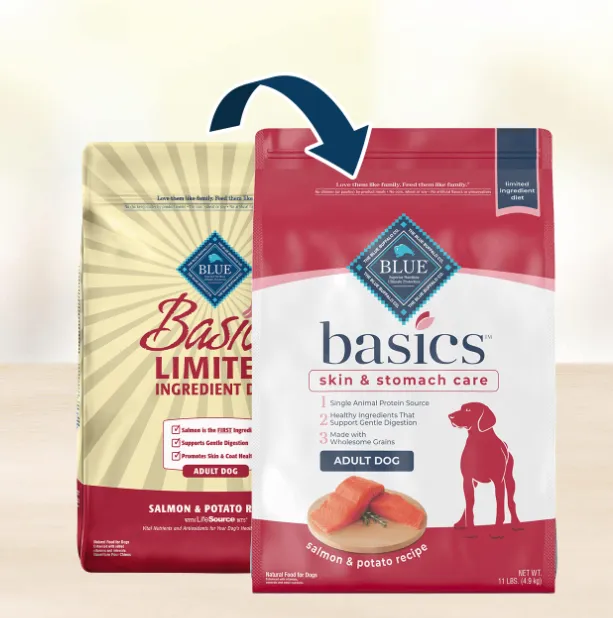 Blue Buffalo Basics Adult Salmon & Potato Recipe Dry Dog Food