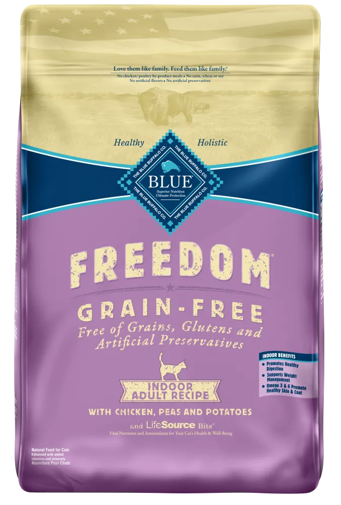 Blue Buffalo Freedom Grain Free Indoor Chicken Recipe Dry Cat Food