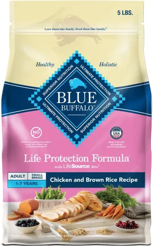 Blue Buffalo Life Protection Natural Chicken & Brown Rice Recipe Small Breed Adult Dry Dog Food