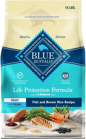 Blue Buffalo Life Protection Natural Fish & Brown Rice Recipe Adult Dry Dog Food