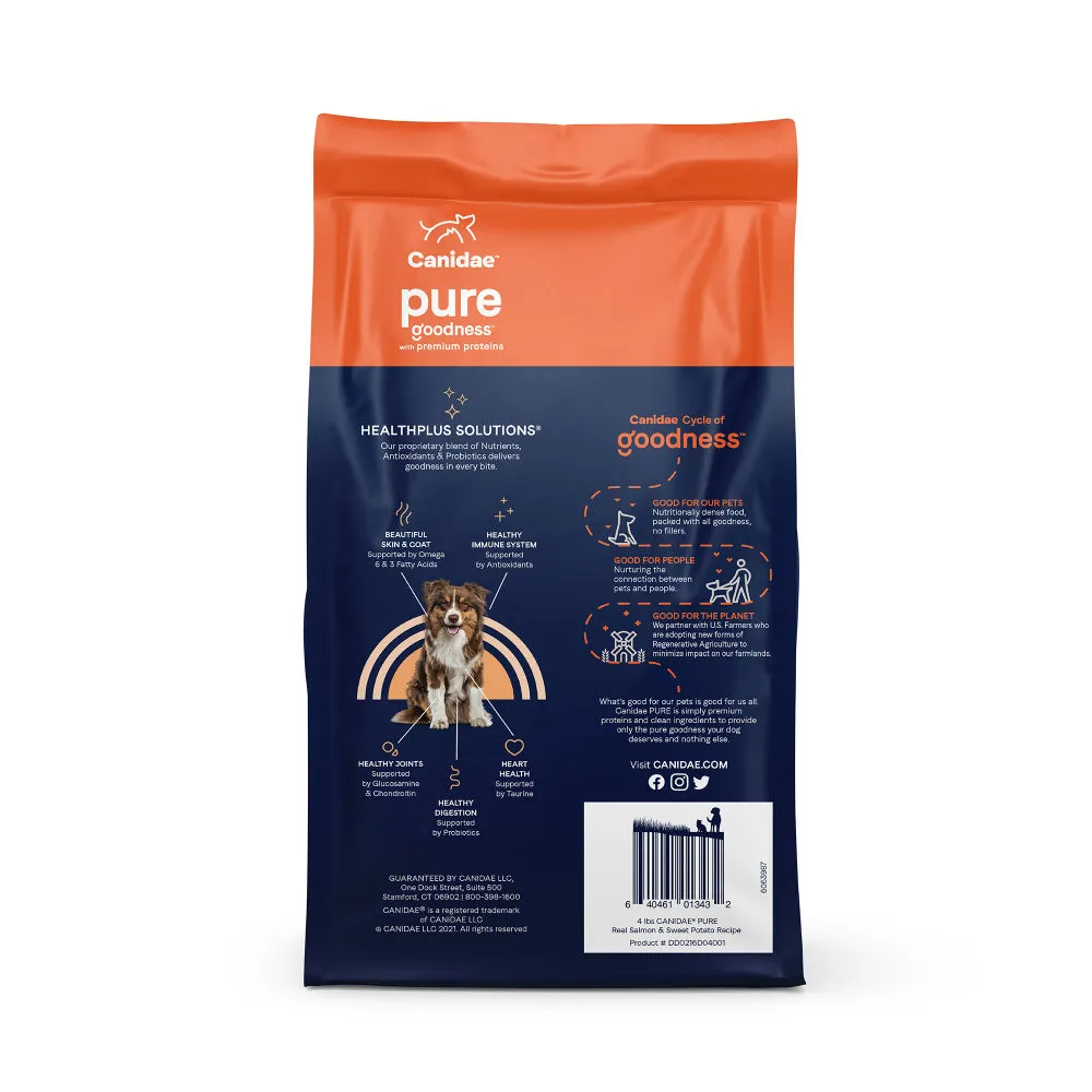 Canidae Grain Free PURE Salmon & Sweet Potato Recipe Dry Dog Food