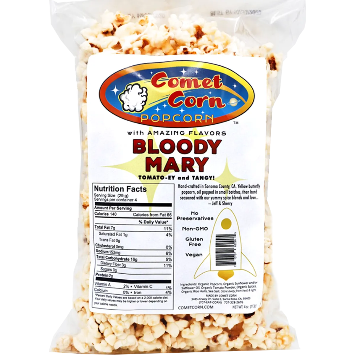 Comet Corn Popcorn 4.0 oz