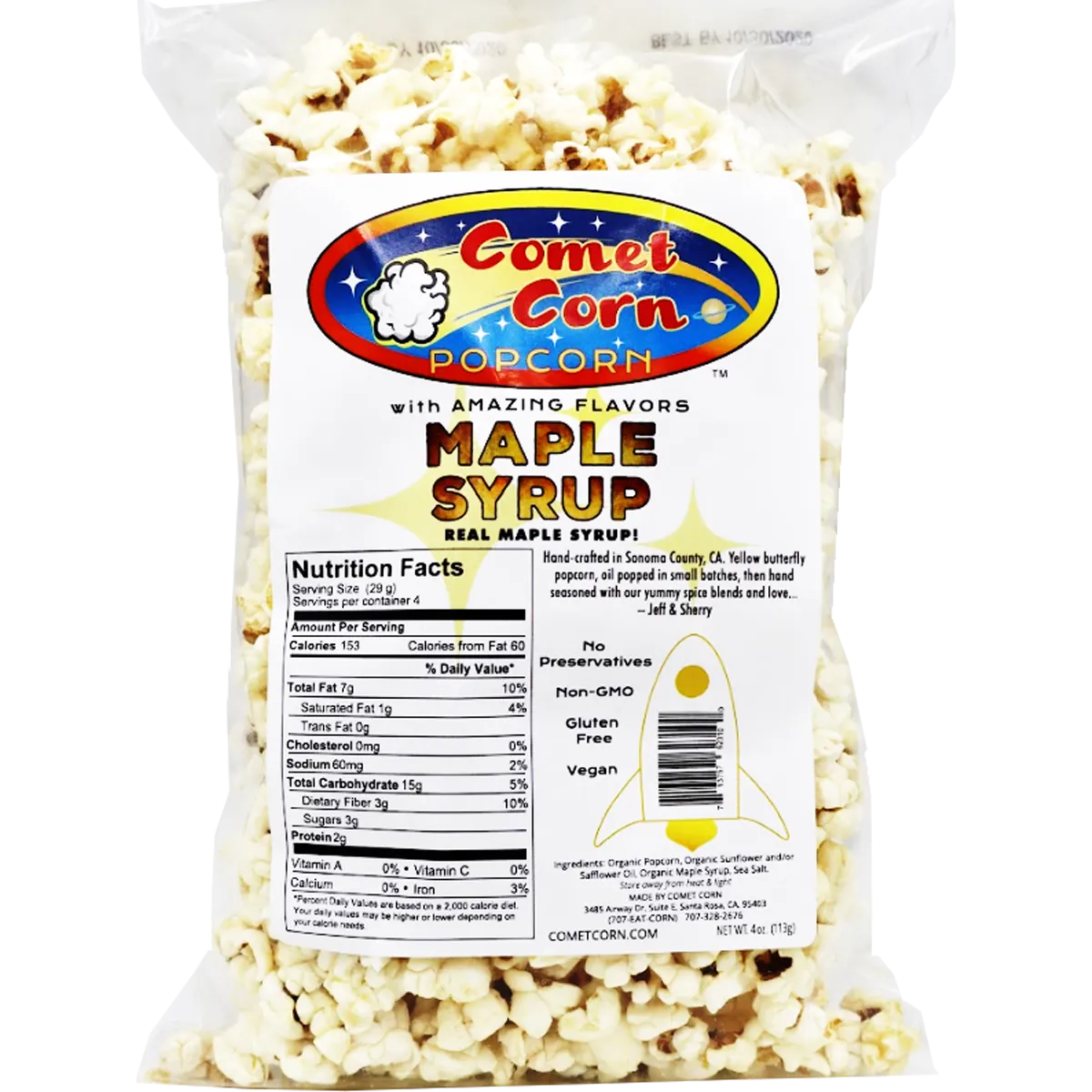 Comet Corn Popcorn 4.0 oz