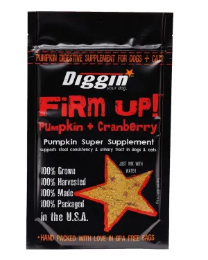 Diggin Your Dog FiRM UP!  Cranberry Pumpkin Super Supplement