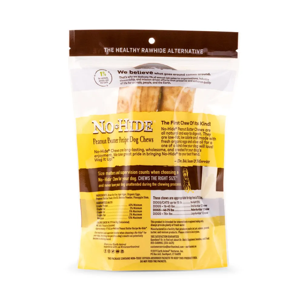 Earth Animal No-Hide Peanut Butter Dog Chews