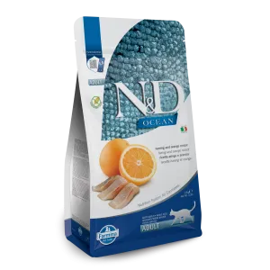 Farmina N&D Ocean Grain Free Herring & Orange Adult Dry Cat Food