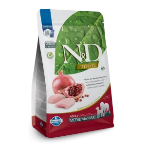 Farmina N&D Prime Grain Free Chicken & Pomegranate Medium & Maxi Adult Dry Dog Food