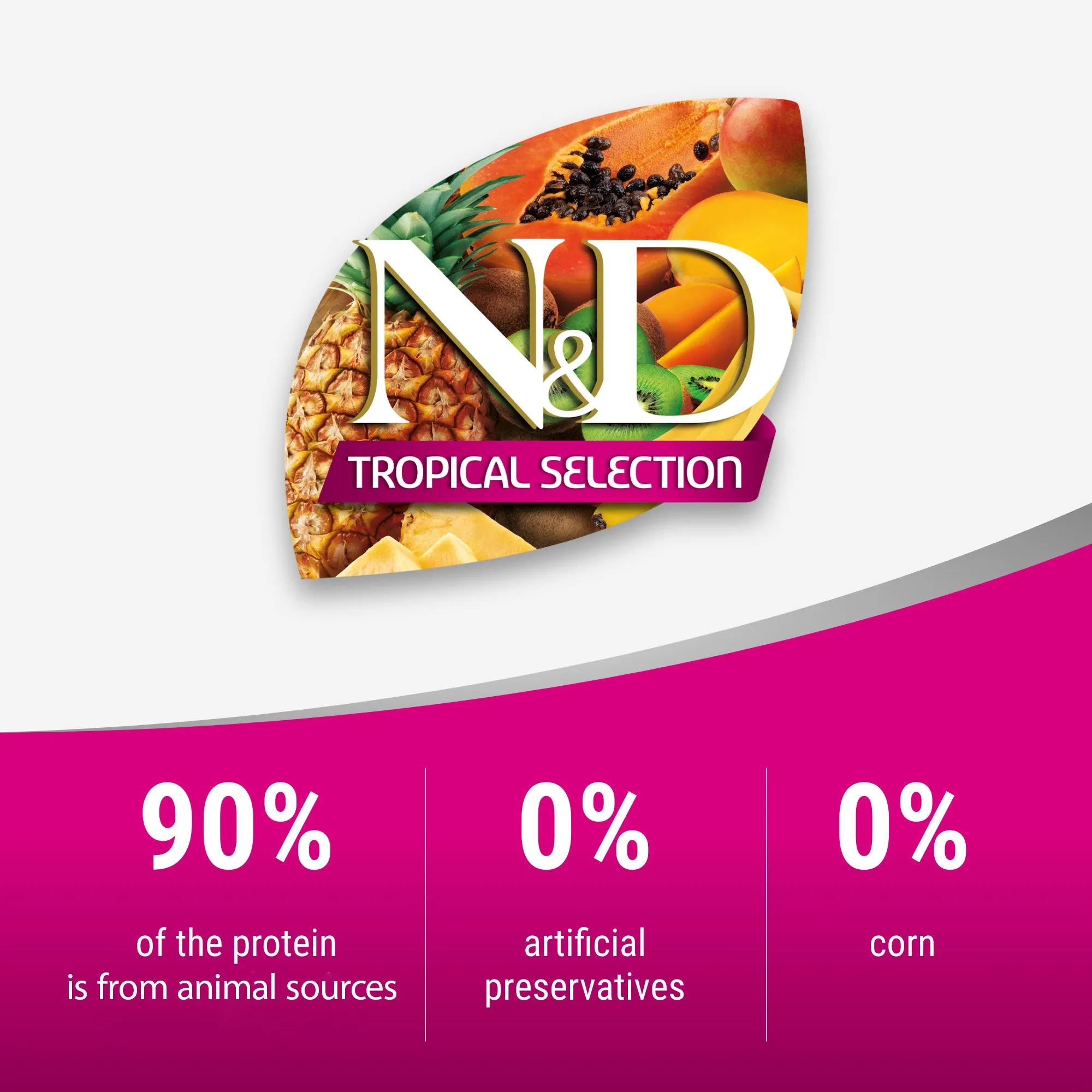 Farmina N&D Tropical Selection Salmon, Spelt, Oats & Tropical Fruits Medium & Maxi Adult Dry Dog Food