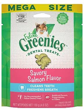 FELINE GREENIES™ Dental Treats Savory Salmon Flavor