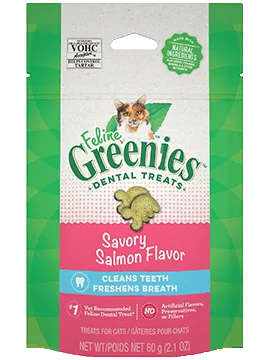 FELINE GREENIES™ Dental Treats Savory Salmon Flavor