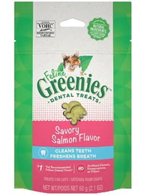 FELINE GREENIES™ Dental Treats Savory Salmon Flavor