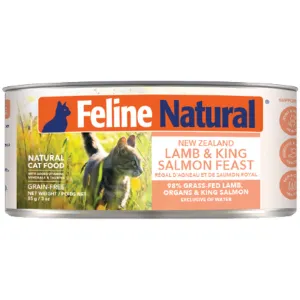 Feline Natural Lamb & Salmon Canned Cat Food