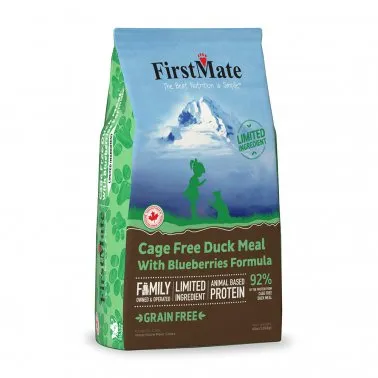 FirstMate Limited Ingredient Cage-Free Duck with Blueberries Dry Cat Food