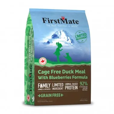 FirstMate Limited Ingredient Cage-Free Duck with Blueberries Dry Cat Food