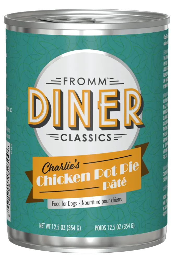 Fromm Diner Classics Charlie’s Chicken Pot Pie Pate Wet Dog Food