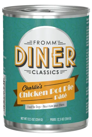 Fromm Diner Classics Charlie’s Chicken Pot Pie Pate Wet Dog Food
