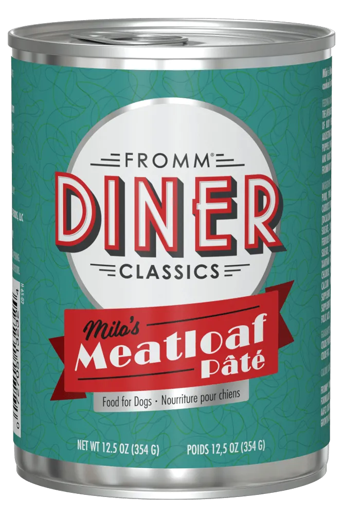 Fromm Diner Classics Milo's Meatloaf Pate Wet Dog Food
