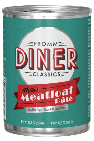 Fromm Diner Classics Milo's Meatloaf Pate Wet Dog Food