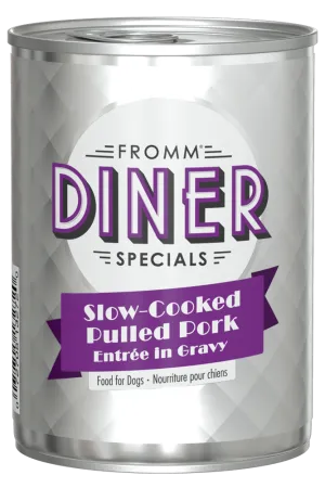 Fromm Diner Specials Slow-Cooked Pulled Pork Entree in Gravy Wet Dog Food