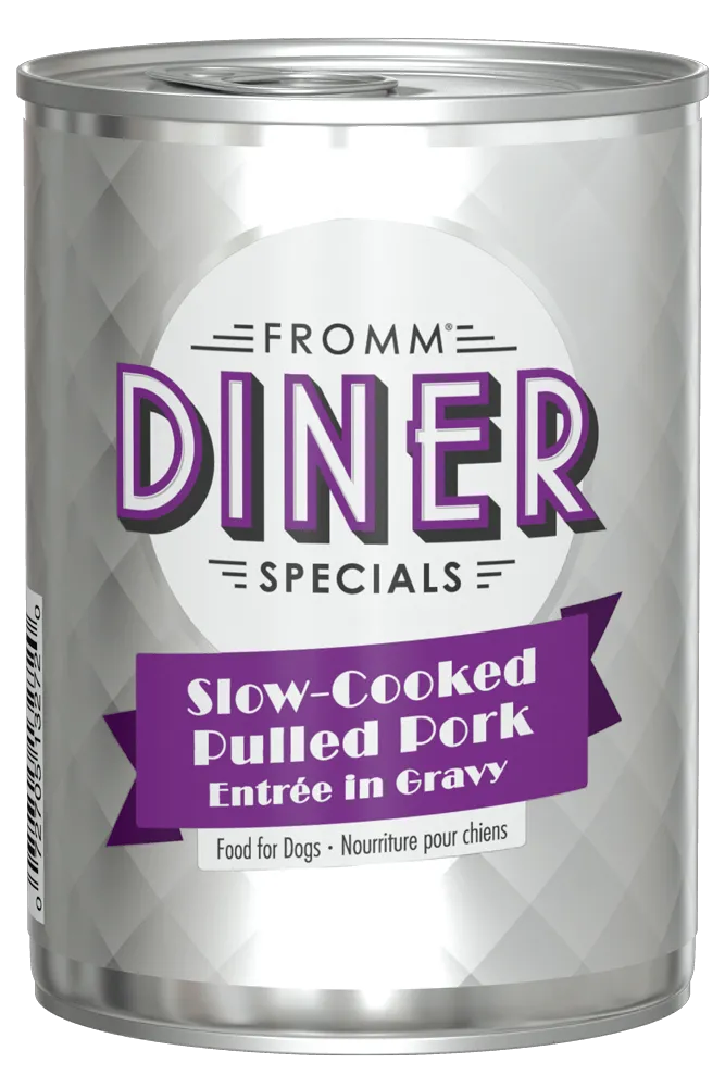 Fromm Diner Specials Slow-Cooked Pulled Pork Entree in Gravy Wet Dog Food