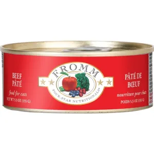 Fromm Four-Star Beef Pate Canned Cat Food