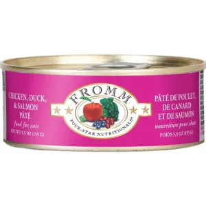 Fromm Four-Star Chicken, Duck & Salmon Pate Canned Cat Food