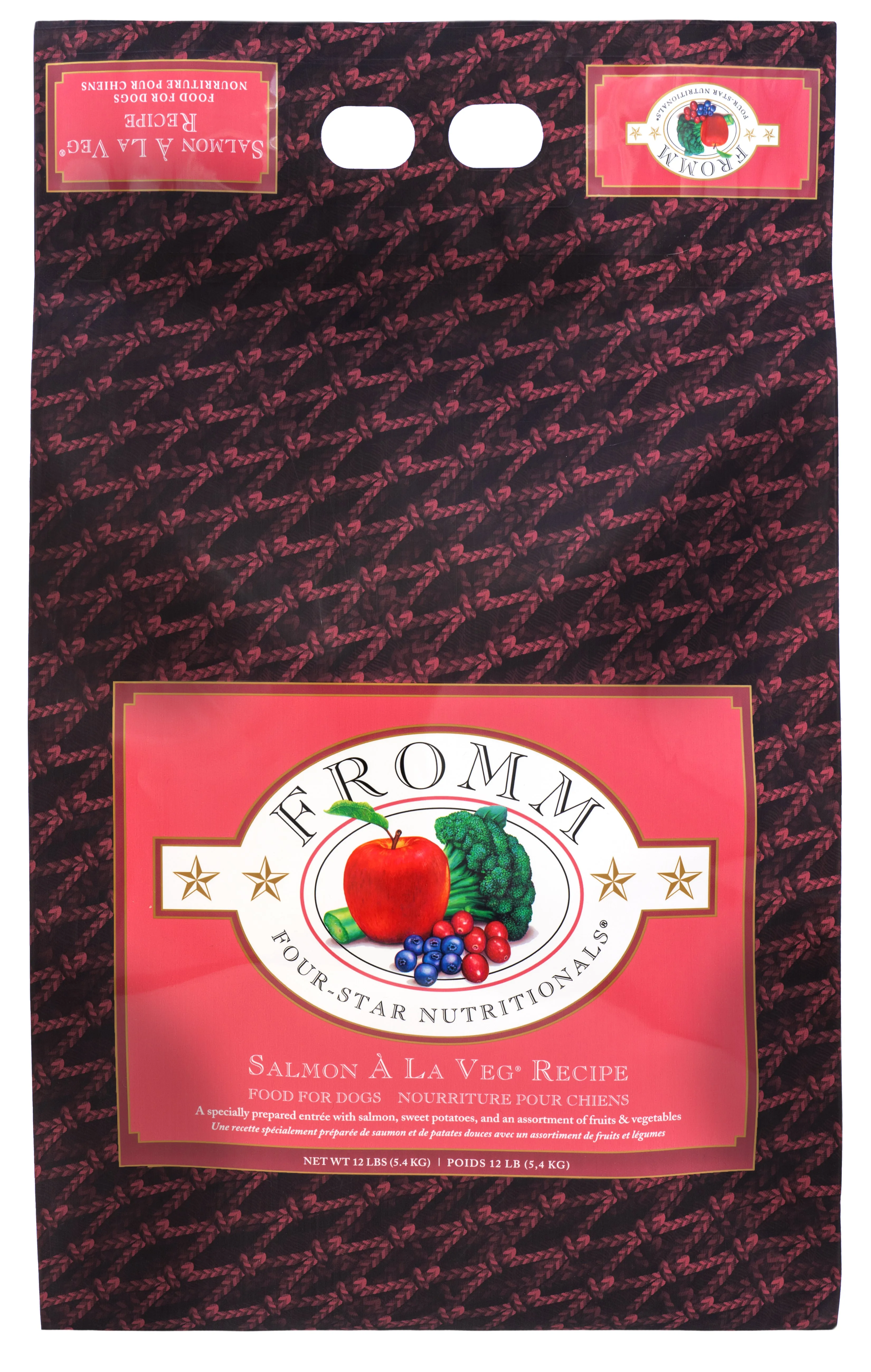 Fromm Four-Star Grain Inclusive Salmon A La Veg Dry Dog Food