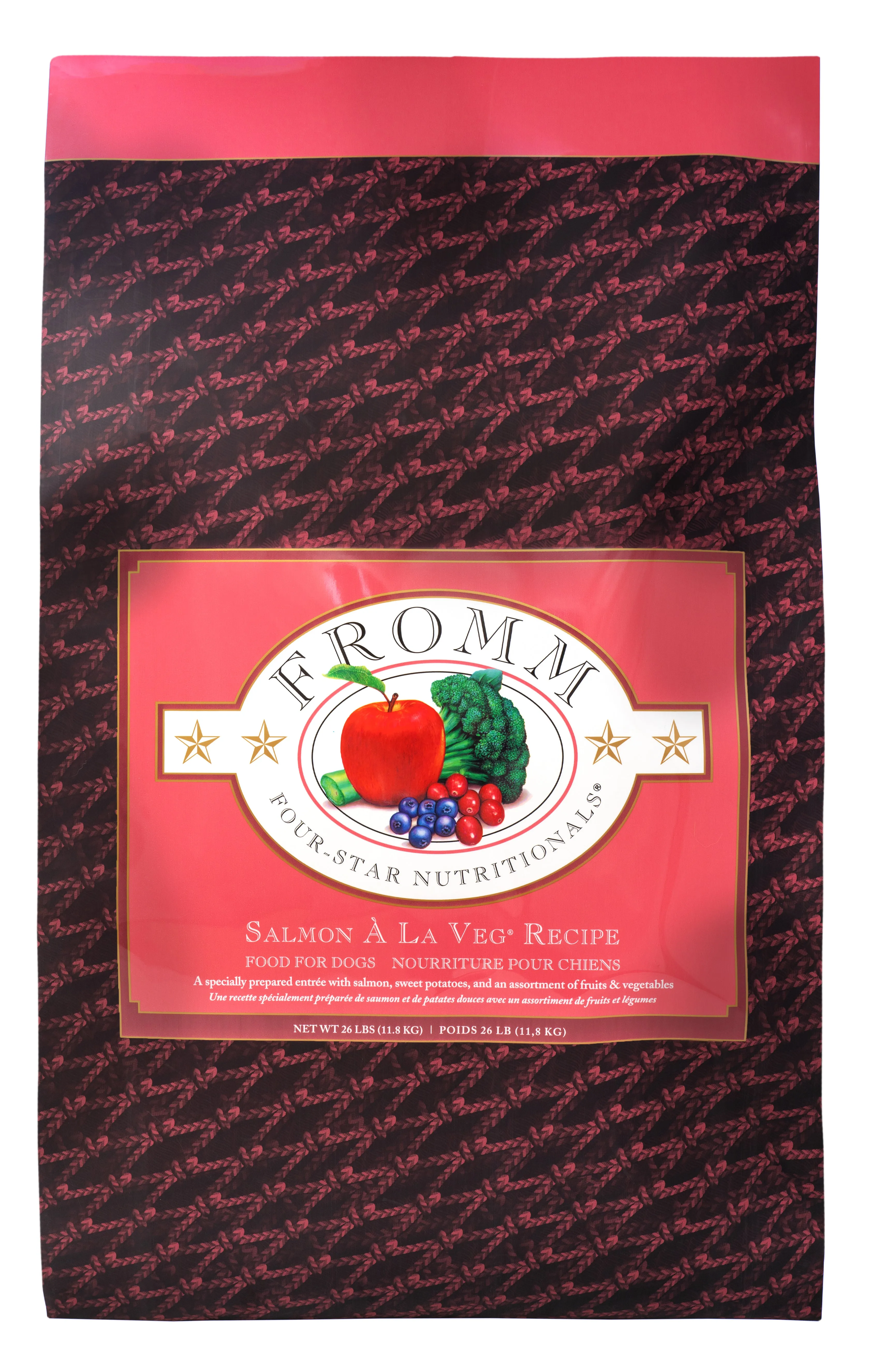 Fromm Four-Star Grain Inclusive Salmon A La Veg Dry Dog Food