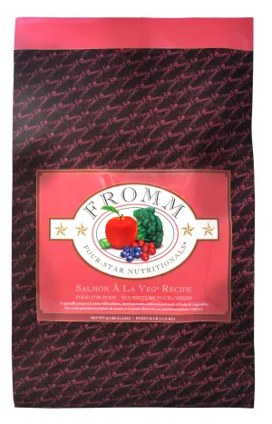 Fromm Four-Star Grain Inclusive Salmon A La Veg Dry Dog Food