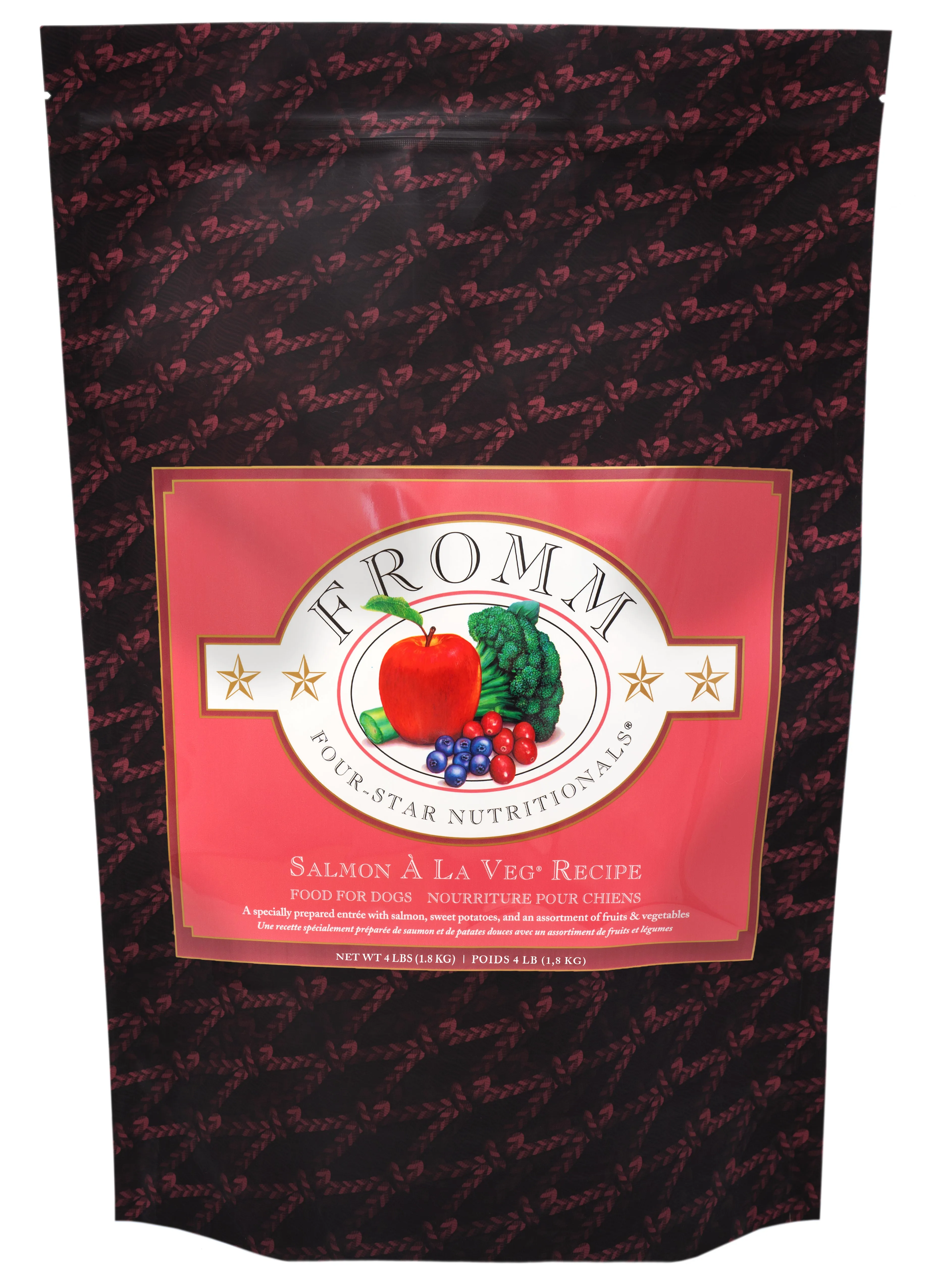 Fromm Four-Star Grain Inclusive Salmon A La Veg Dry Dog Food