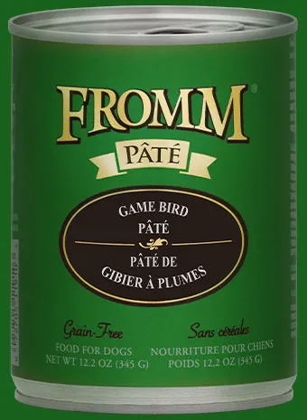 Fromm Grain Free Game Bird Pate Canned Dog Food
