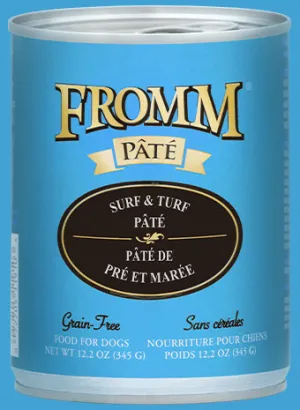 Fromm Grain Free Surf & Turf Pate Canned Dog Food