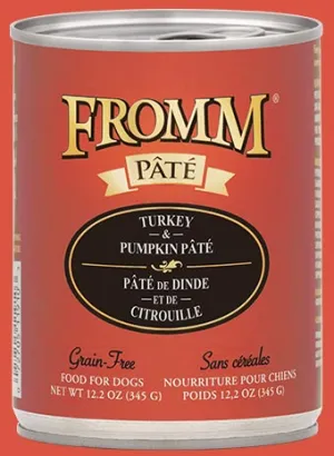 Fromm Grain Free Turkey & Pumpkin Pate Canned Dog Food
