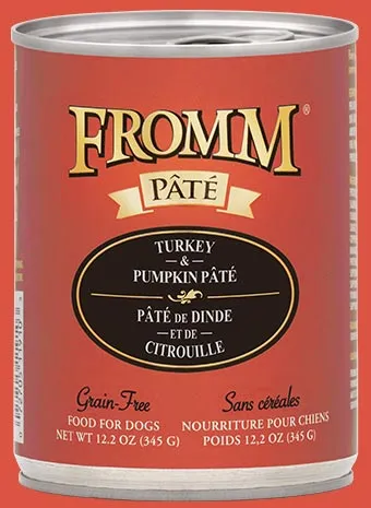 Fromm Grain Free Turkey & Pumpkin Pate Canned Dog Food