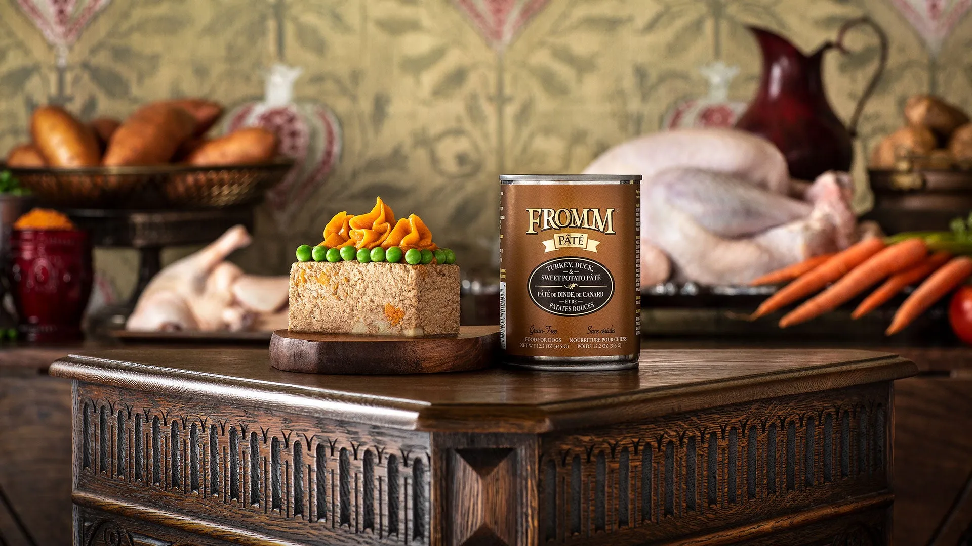 Fromm Grain-Free Turkey, Duck & Sweet Potato Pate Canned Dog Food