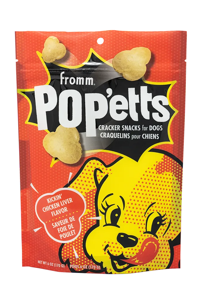 Fromm Pop'etts Kickin' Chicken Liver Flavor Dog Treats