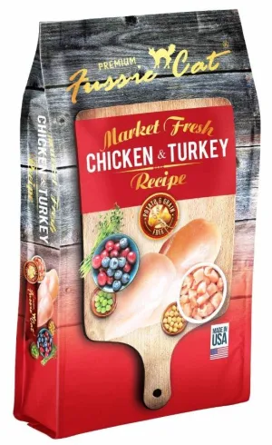Fussie Cat Market Fresh Chicken & Turkey Recipe Dry Cat Food