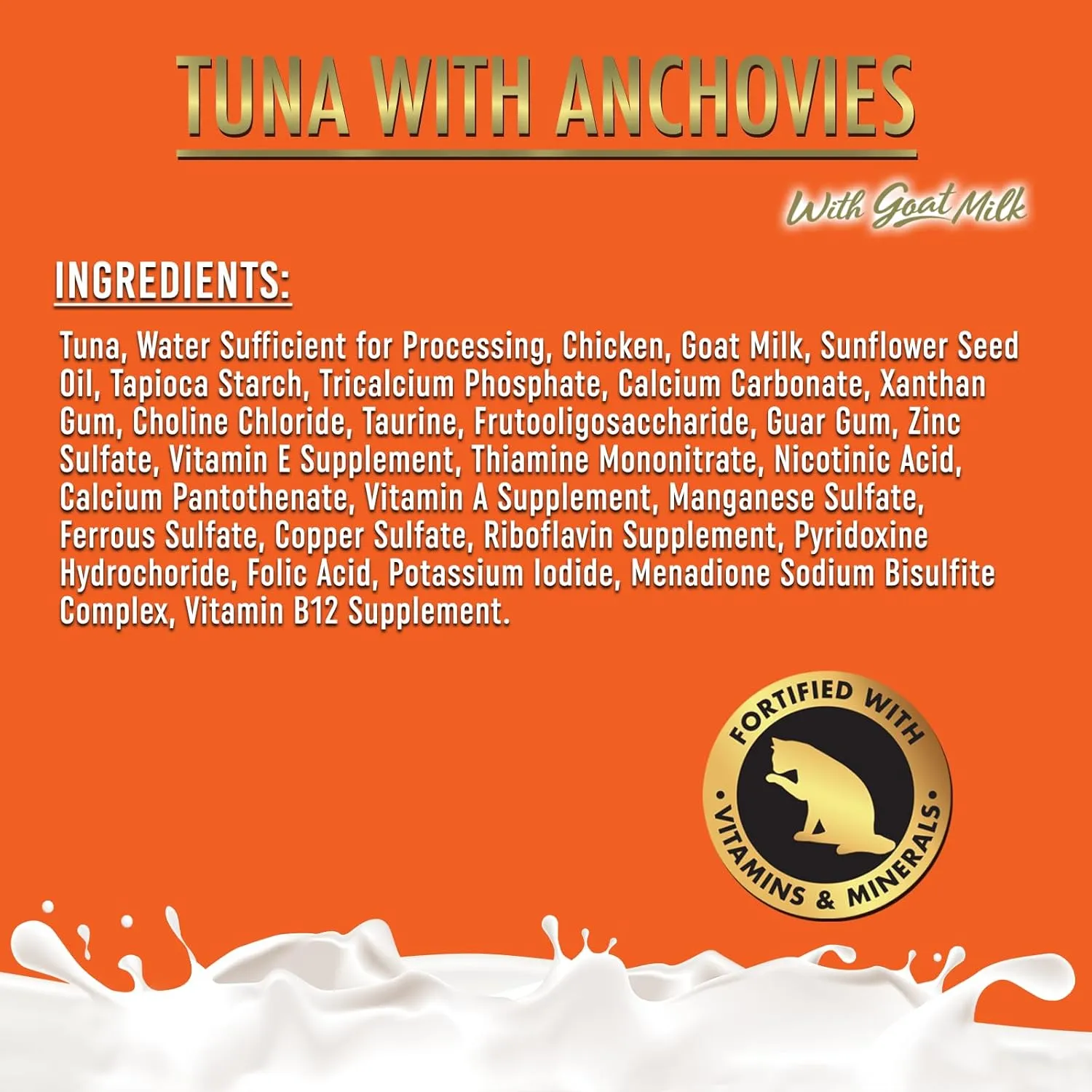 Fussie Cat Tuna with Anchovies in Goat Milk Gravy Shredded Canned Cat Food