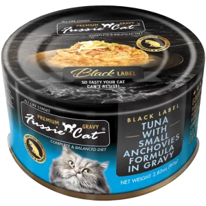 Fussie Cat Tuna with Small Anchovies Formula in Gravy