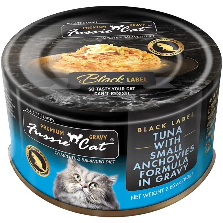 Fussie Cat Tuna with Small Anchovies Formula in Gravy