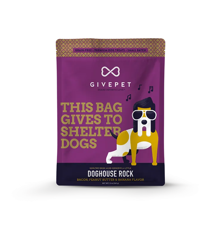 GivePet Dog House Rock Treats for Dogs