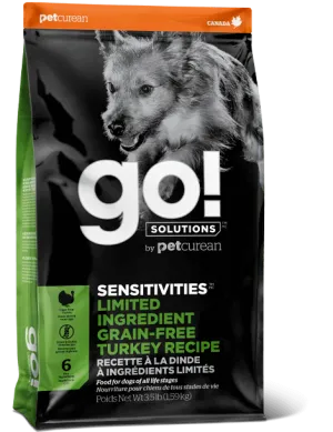 Go! Sensitivities Limited Ingredient Grain Free Turkey Recipe For Dogs